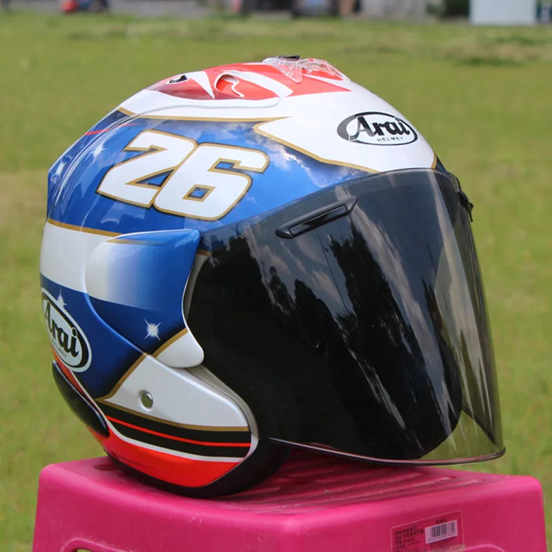 Motorcycle Helmet Open Face 3/4 Helmet SZ-Ram 3 General No.26 Cycling Dirt Racing Motorcycle Kart Protective Helmet Capacete