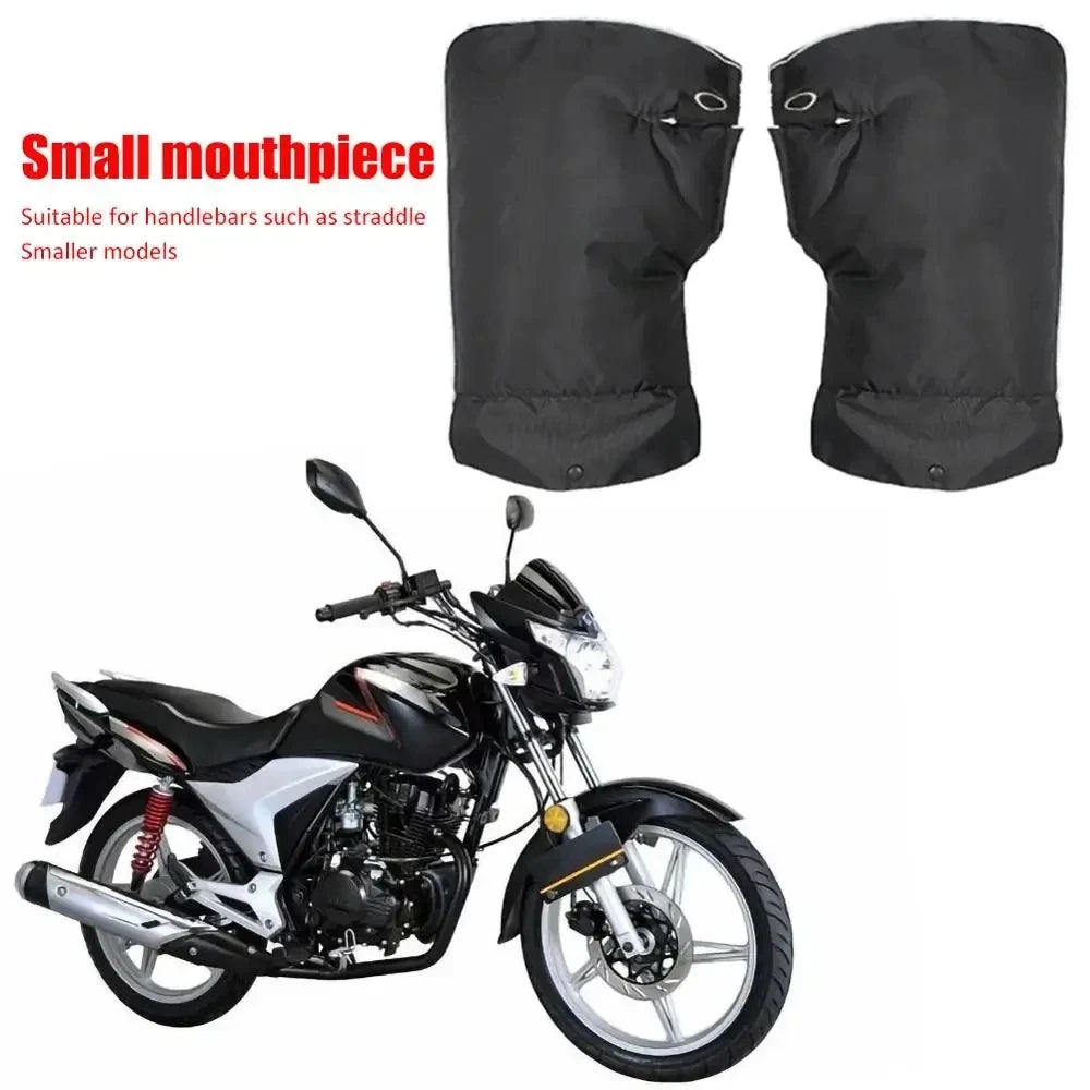 2024 Protective Electric Scooter Thick Warm Handlebar Grip Handle Bar Muff Rainproof Motorcycle Gloves Guante Moto Winter Glove