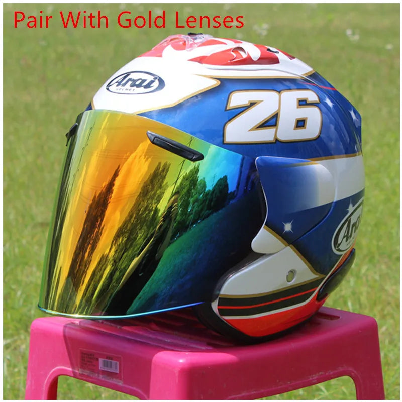 Motorcycle Helmet Open Face 3/4 Helmet SZ-Ram 3 General No.26 Cycling Dirt Racing Motorcycle Kart Protective Helmet Capacete