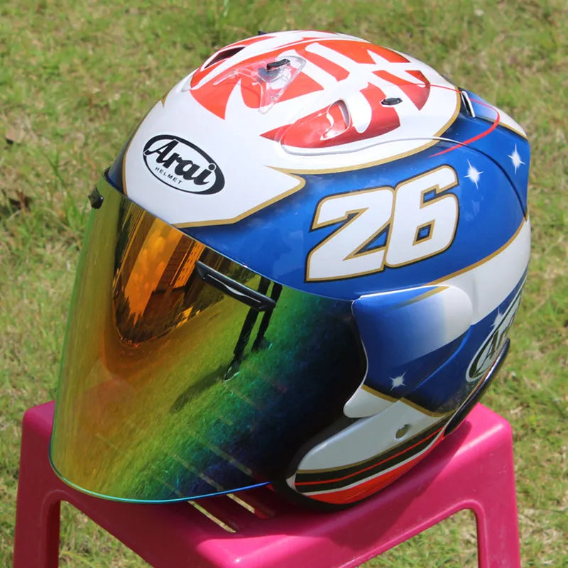 Motorcycle Helmet Open Face 3/4 Helmet SZ-Ram 3 General No.26 Cycling Dirt Racing Motorcycle Kart Protective Helmet Capacete