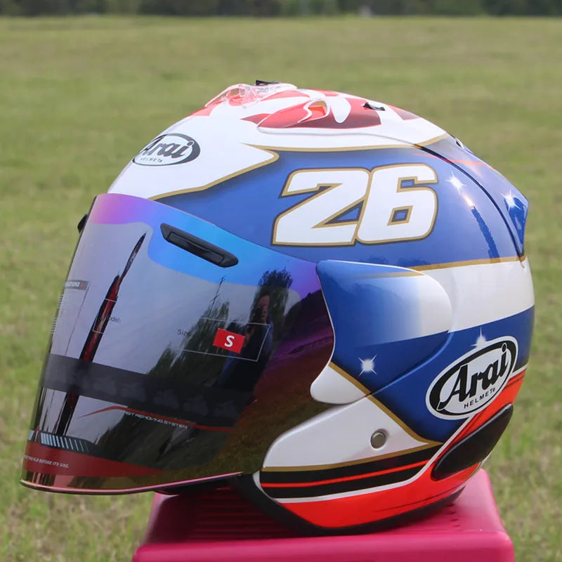 Motorcycle Helmet Open Face 3/4 Helmet SZ-Ram 3 General No.26 Cycling Dirt Racing Motorcycle Kart Protective Helmet Capacete