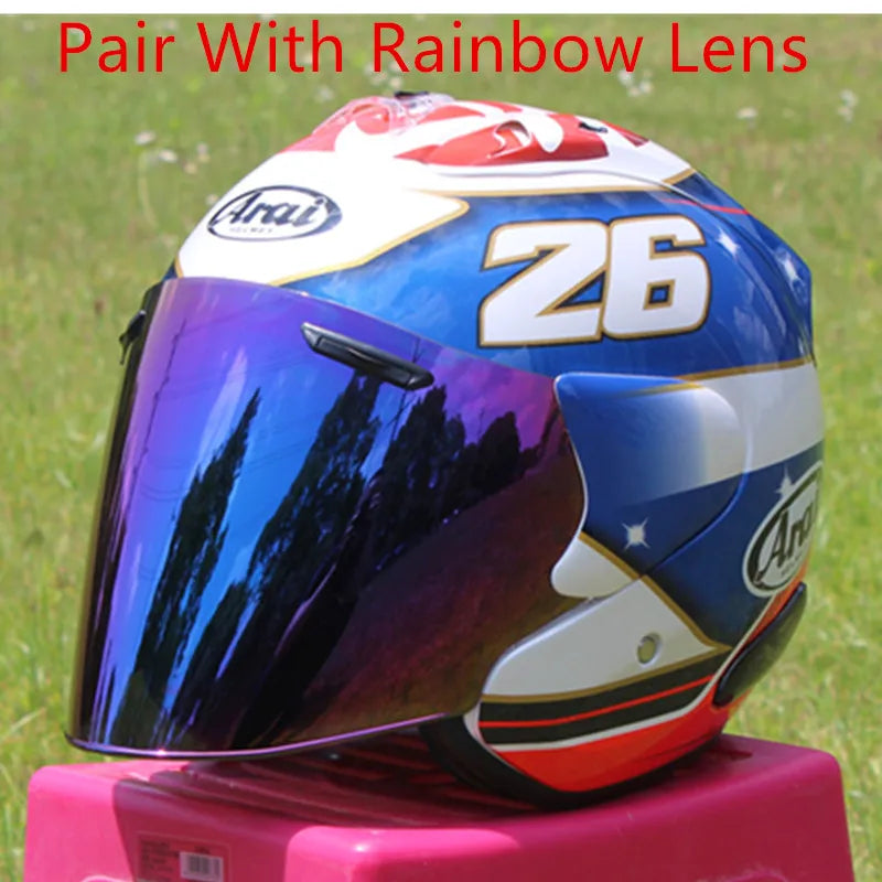 Motorcycle Helmet Open Face 3/4 Helmet SZ-Ram 3 General No.26 Cycling Dirt Racing Motorcycle Kart Protective Helmet Capacete