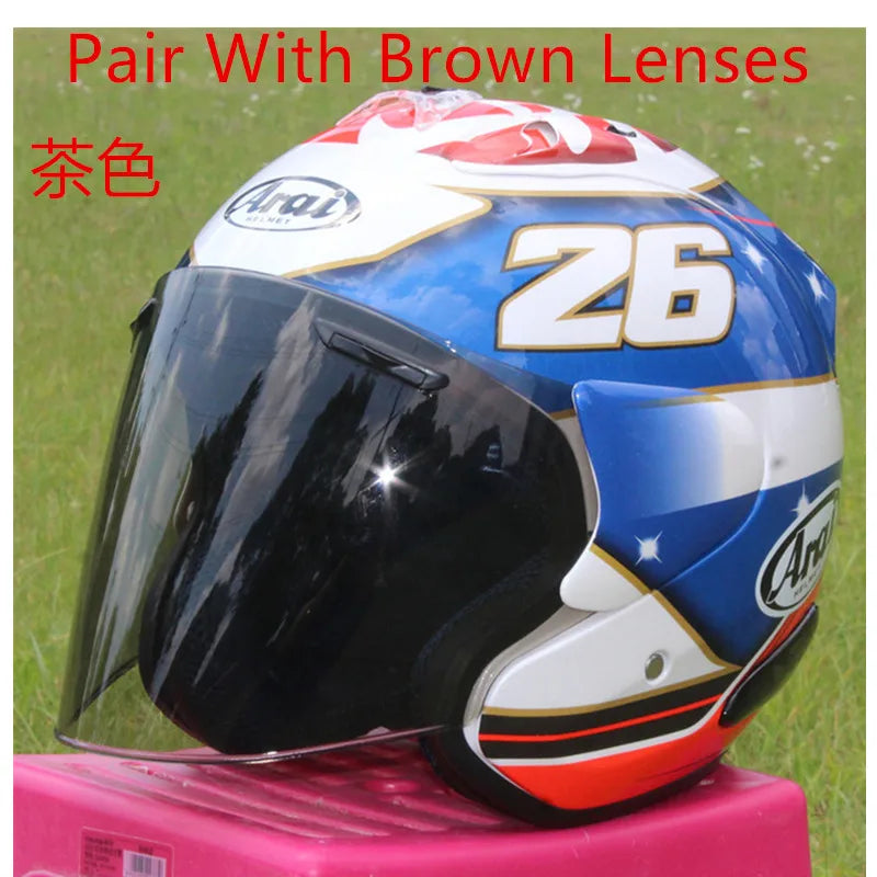 Motorcycle Helmet Open Face 3/4 Helmet SZ-Ram 3 General No.26 Cycling Dirt Racing Motorcycle Kart Protective Helmet Capacete