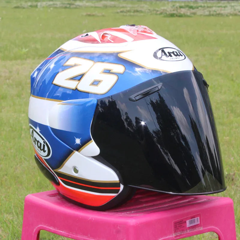 Motorcycle Helmet Open Face 3/4 Helmet SZ-Ram 3 General No.26 Cycling Dirt Racing Motorcycle Kart Protective Helmet Capacete