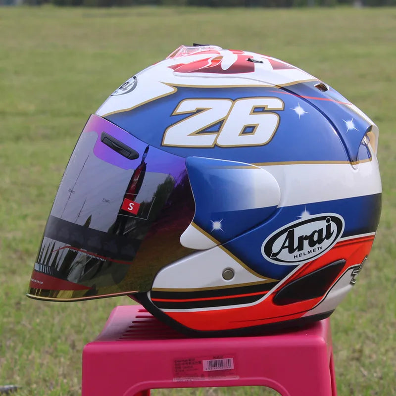 Motorcycle Helmet Open Face 3/4 Helmet SZ-Ram 3 General No.26 Cycling Dirt Racing Motorcycle Kart Protective Helmet Capacete