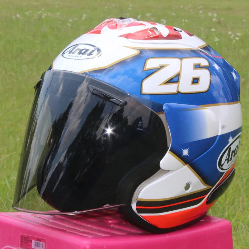 Motorcycle Helmet Open Face 3/4 Helmet SZ-Ram 3 General No.26 Cycling Dirt Racing Motorcycle Kart Protective Helmet Capacete