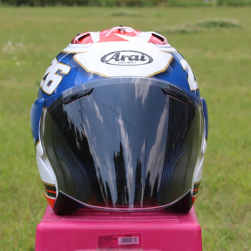 Motorcycle Helmet Open Face 3/4 Helmet SZ-Ram 3 General No.26 Cycling Dirt Racing Motorcycle Kart Protective Helmet Capacete