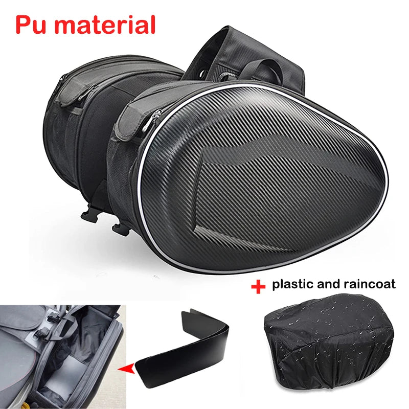 New  Motorcycle Helmet Travel Bags Suitcase Saddlebags and Raincoat Moto Waterproof Racing Race  For K/TM PIAGGIO Aprilia Motor