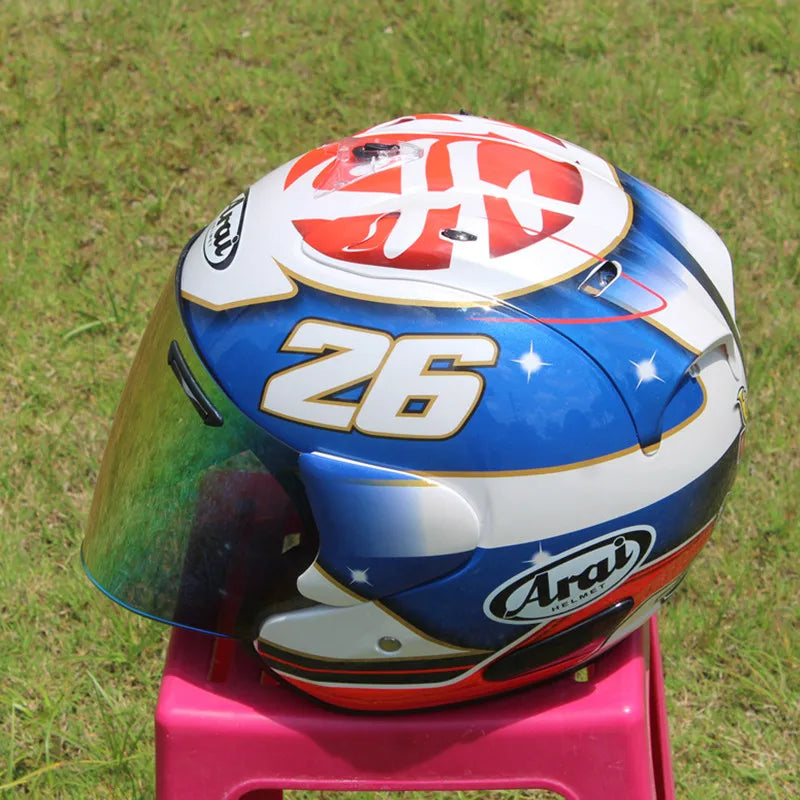 Motorcycle Helmet Open Face 3/4 Helmet SZ-Ram 3 General No.26 Cycling Dirt Racing Motorcycle Kart Protective Helmet Capacete